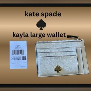 kate spade Kayla large wallet NWT